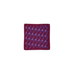Bordowa poszetka w okulary E164. Czerwone poszetki męskie Modini Moda Męska, w kwiaty, casualowe. Za 33,00 zł.