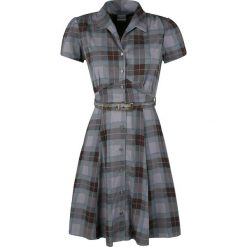 Sukienki hiszpanki: Outlander Mackenzie Tartan 40's Shirt Dress Sukienka wielokolorowy