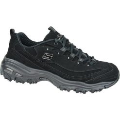 Skechers D'Lites 11949-BBK 38 Czarne. Czarne buty sportowe damskie Skechers, bez wzorów, z nubiku, sportowe. W wyprzedaży za 249,99 zł.