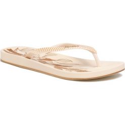 Japonki IPANEMA - Anat Nature IV Fem 82762 Beige/Gold 20649. Brązowe klapki damskie Ipanema, bez wzorów, z tworzywa sztucznego, bez obcasa. Za 69,99 zł.