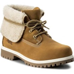 Trapery CANGURO - A028-321 Yellow/Yellow. Brązowe buty zimowe damskie marki Canguro, z materiału. W wyprzedaży za 159,00 zł.