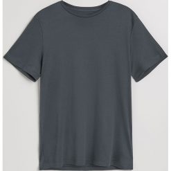 Gładki t-shirt - Szary. Szare t-shirty męskie Reserved, l. Za 49,99 zł.