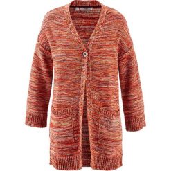 Sweter rozpinany oversize bonprix kolorowy. Różowe kardigany damskie marki bonprix. Za 44,99 zł.