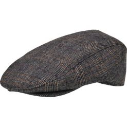 Kaszkiet w kratę. Szare czapki męskie Top Secret, w kratkę, z wełny, eleganckie. Za 79,99 zł.