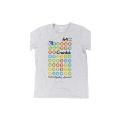 Lombardia Grey. Szare t-shirty męskie Crankk, m, z nadrukiem, z bawełny, bez kołnierzyka. Za 89,00 zł.