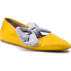 Półbuty L37 - Princesses Rule Z27 Yellow. Żółte półbuty damskie L37, na co dzień, bez wzorów, ze skóry, bez obcasa, na płaskiej podeszwie, bez zapięcia. W wyprzedaży za 319,00 zł.