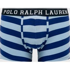 Polo Ralph Lauren - Bokserki. Niebieskie bokserki męskie Polo Ralph Lauren, bez wzorów, z elastanu. W wyprzedaży za 79,90 zł.