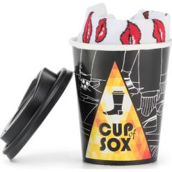 Skarpety Niskie Unisex CUP OF SOX - Daj Buziaka Biały Kolorowy. Białe skarpetki damskie Cup of sox, bez wzorów, z elastanu. Za 19,00 zł.