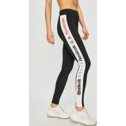 Reebok Classic - Legginsy. Czarne spodnie damskie Reebok Classic, s, z nadrukiem, z elastanu. W wyprzedaży za 149,90 zł.