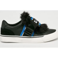 Diesel - Buty. Czarne buty sportowe damskie Diesel, ze skóry, sportowe. W wyprzedaży za 299,90 zł.