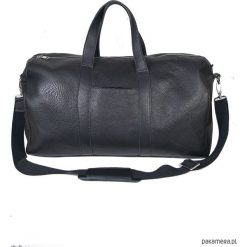 Torba Weekender Blackissimo. Szare torby męskie skórzane marki Pakamera, w paski, z tkaniny. Za 950,00 zł.