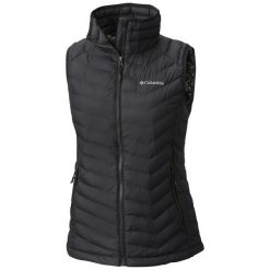 Columbia Kamizelka Damska Powder Lite Vest Black Xs. Czarne kamizelki damskie marki Columbia, xs, z włókna. Za 329,00 zł.