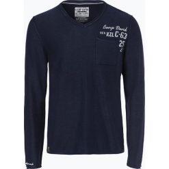 Camp David - Sweter męski, niebieski. Niebieskie swetry męskie marki Camp David, m, bez wzorów, ze splotem, bez kołnierzyka, bez kaptura. Za 299,95 zł.