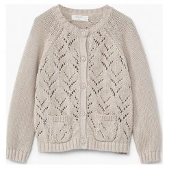 Swetry dziewczęce: Mango Kids - Sweter dziecięcy Becky 62-80 cm