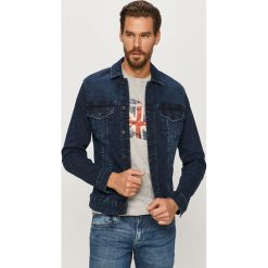 Only & Sons - Kurtka jeansowa. Niebieskie płaszcze męskie Only & Sons, s, bez wzorów, z elastanu, krótkie, bez kaptura. Za 149,90 zł.