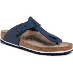 Japonki BIRKENSTOCK - Medina 1015514 Desert Soil Blue. Niebieskie klapki męskie Birkenstock, ze skóry ekologicznej, bez zapięcia. Za 299,00 zł.