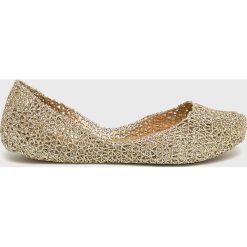 Melissa - Baleriny Campana Papel VII. Żółte baleriny damskie marki Melissa, z materiału. Za 319,90 zł.