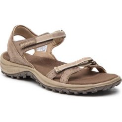 Sandały COLUMBIA - Santiam BL4622 Mud/Sandy Tan 256. Pomarańczowe klapki damskie Columbia, bez wzorów, ze skóry, bez obcasa. W wyprzedaży za 219,00 zł.