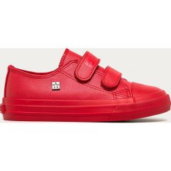 Big Star - Tenisówki dziecięce. Czerwone trampki dziewczęce BIG STAR, bez wzorów, z gumy, bez zapięcia. Za 129,90 zł.