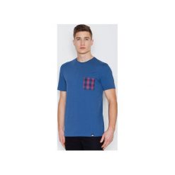 Koszulka V002 Niebieski. Niebieskie koszulki męskie VISENT, l. Za 89,00 zł.