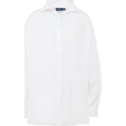 Polo Ralph Lauren BROADCLOTH Koszula white. Białe koszulki damskie polo Polo Ralph Lauren, bez wzorów, z bawełny, polo, bez rękawów. Za 549,00 zł.