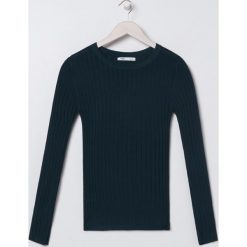 Sweter z wiskozy - Khaki. Brązowe swetry damskie Sinsay, s, bez wzorów, z wiskozy, bez rękawów, bez kaptura. Za 39,99 zł.