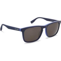 Okulary przeciwsłoneczne BOSS - 0317/S Matt Blue RCT. Niebieskie okulary przeciwsłoneczne męskie wayfarery marki Boss, z tworzywa sztucznego. W wyprzedaży za 379,00 zł.