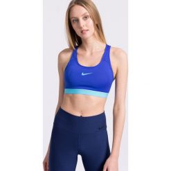 Nike - Biustonosz. Szare biustonosze sportowe Nike, z dzianiny. W wyprzedaży za 119,90 zł.