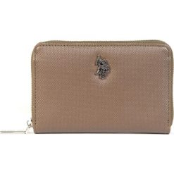 U.S. POLO ASSN. portfel damski Portsmouth Medium, brązowy. Pomarańczowe portfele damskie U.S. Polo Assn., bez wzorów. Za 189,00 zł.