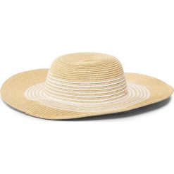 Kapelusz LAUREN RALPH LAUREN - Os Strp Sunhat 454801269003 Natural/White. Brązowe kapelusze damskie Lauren Ralph Lauren, bez wzorów, z tworzywa sztucznego. W wyprzedaży za 269,00 zł.