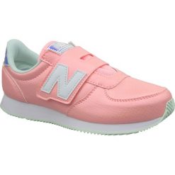 New Balance PV220M1 buty sportowe uniseks różowe 35. Różowe buty dziewczęce sportowe New Balance, bez wzorów, ze skóry, bez zapięcia. Za 199,99 zł.