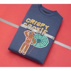 Świąteczna bluza - Granatowy. Niebieskie bluzy męskie Reserved, s, bez wzorów, wizytowe, bez kołnierzyka, bez rękawów, bez kaptura. W wyprzedaży za 29,99 zł.