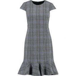 Sukienki: Banana Republic FLOUNCE HEM GREY PLAID SHEATH Sukienka letnia grey glenplaid