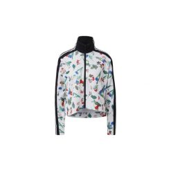 Bluzy dresowe adidas Allover Print Track Jacket. Szare bluzy damskie Adidas, z dresówki, bez kaptura. Za 269,00 zł.