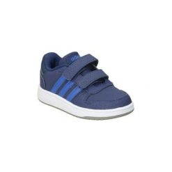 Buty Dziecko adidas EE9001. Niebieskie trampki dziewczęce Adidas, bez wzorów, bez zapięcia. Za 134,50 zł.