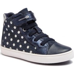 Trampki GEOX - J Gisli G. A J924NA 0SBNF C0673 S Navy/Silver. Niebieskie trampki dziewczęce Geox, bez wzorów, z gumy, bez zapięcia. W wyprzedaży za 149,00 zł.