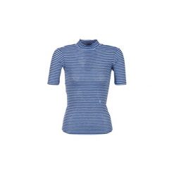 T-shirty z krótkim rękawem G-Star Raw XINVA SLIM FUNNEL. Niebieskie t-shirty damskie marki G-Star RAW, s, bez wzorów, retro, bez kołnierzyka. Za 159,20 zł.