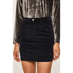 Vero Moda - Spódnica. Niebieskie spódniczki damskie Vero Moda, na co dzień, s, bez wzorów, z elastanu, mini, proste. W wyprzedaży za 54,90 zł.