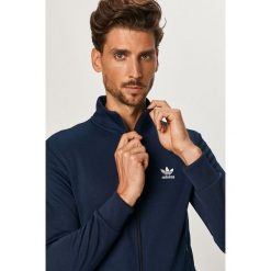 Adidas Originals - Bluza. Niebieskie bluzy męskie adidas Originals, s, z aplikacjami, z bawełny, z kapturem, bez rękawów, bez kaptura. Za 269,90 zł.