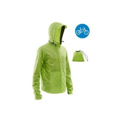 Kurtka Przeciwdeszczowa Na Rower Miejski 100 Męska. Żółte kurtki męskie marki B'TWIN, xl, rowerowe. Za 129,99 zł.