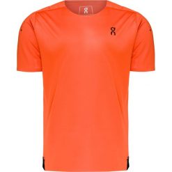 Koszulka ON Running PERFORMANCE-T MAN. Pomarańczowe koszulki męskie On Running, bez wzorów, z dzianiny, bez kołnierzyka, bez rękawów. Za 360,00 zł.