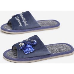 Niebieskie Kapcie Diafer. Niebieskie kapcie damskie Renee. Za 29,99 zł.