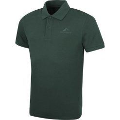Koszulka polo "Hekla" w kolorze ciemnozielonym. Zielone koszulki polo męskie Westfjord, s, bez wzorów, z bawełny, polo, bez rękawów. W wyprzedaży za 77,95 zł.