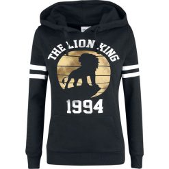 The Lion King 1994 Bluza z kapturem damska czarny. Czarne bluzy damskie marki The Lion King, l, z nadrukiem, bez rękawów, z kapturem. Za 184,90 zł.