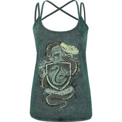 Topy damskie: Harry Potter Slytherin Crest Top damski ciemnozielony