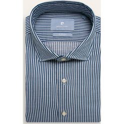 Pierre Cardin - Koszula. Niebieskie koszule męskie Pierre Cardin, bez wzorów, z bawełny, klasyczne, z klasycznym kołnierzykiem, z długim rękawem. Za 379,90 zł.