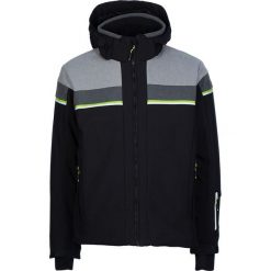Kurtka softshellowa w kolorze czarnym. Czarne kurtki sportowe męskie s, z tkaniny, narciarskie. W wyprzedaży za 489,95 zł.