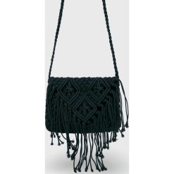 Answear - Torebka. Niebieskie listonoszki damskie ANSWEAR, w paski, z materiału, na ramię, małe, bez dodatków. W wyprzedaży za 49,90 zł.