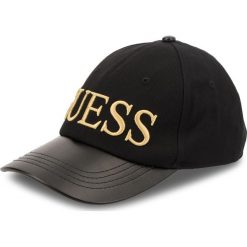 Czapka z daszkiem GUESS - AW7755 COT01 BLA. Czarne czapki z daszkiem damskie Guess, z bawełny. Za 169,00 zł.