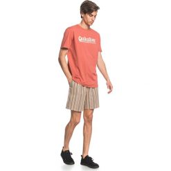 Quiksilver New Slang Koszulka Czerwony. Czerwone podkoszulki męskie Quiksilver, l, z nadrukiem, z bawełny, z krótkim rękawem. Za 88,95 zł.